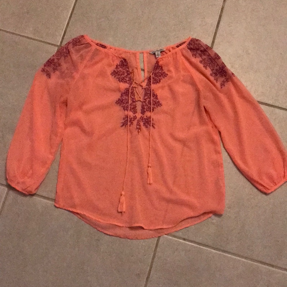 American eagle outfitters cute coral shirt S/P